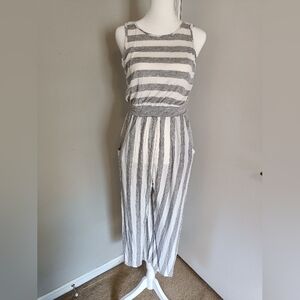Super soft, lightweight striped romper, Size S (2-4)